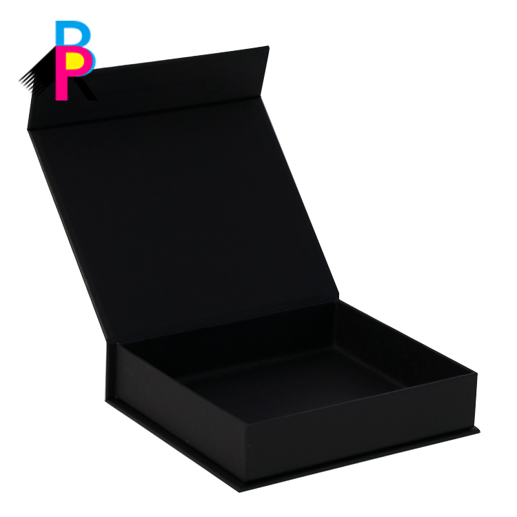 Custom Magnetic Box Packaging Black Luxury Gift Box