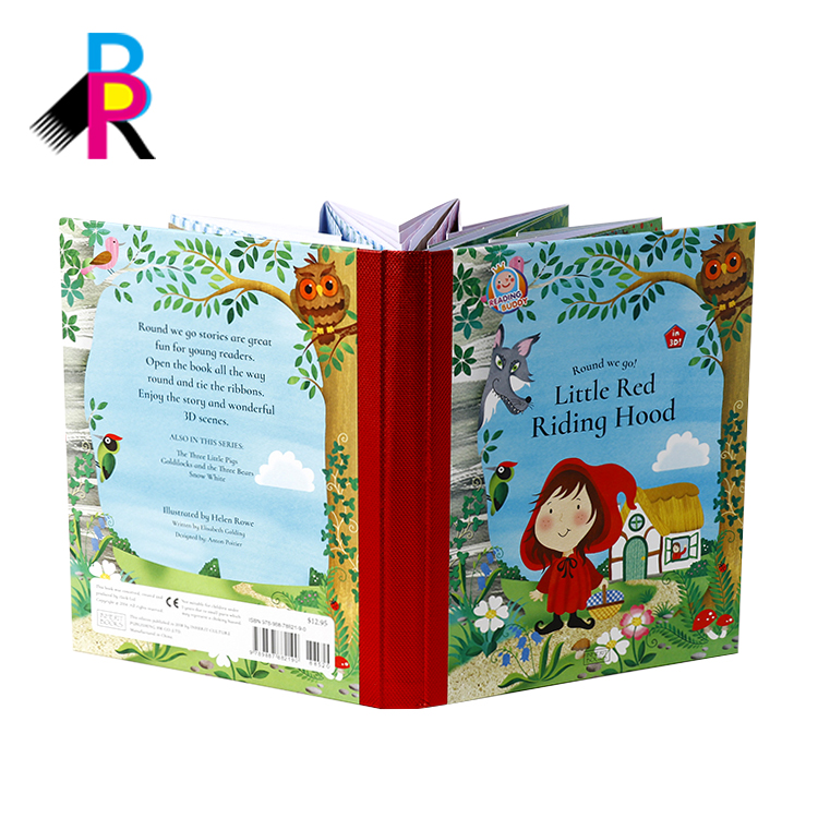 Custom Fairy Tales Story Kids Learning Hardcover Book Printing