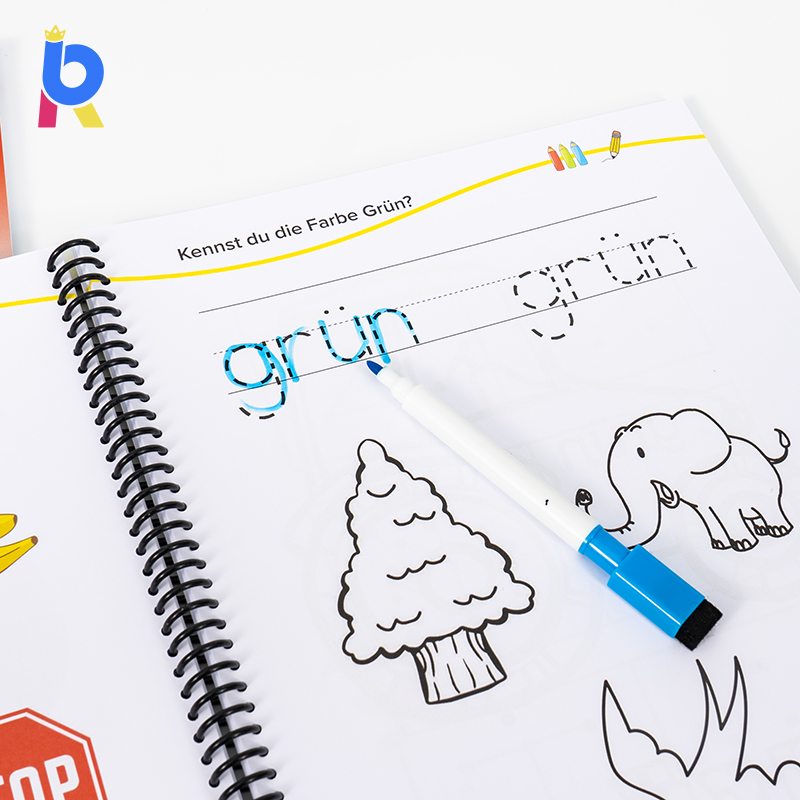 coil bound coloring book printing