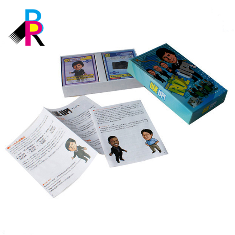 Custom Card Game & Game Box with Instruction Book Printing