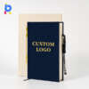 Custom fabric notebook