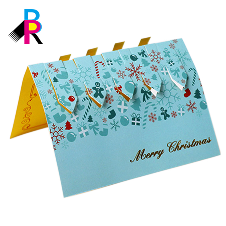 Custom Design Creative Greeting Card Luxury Christmas Cards