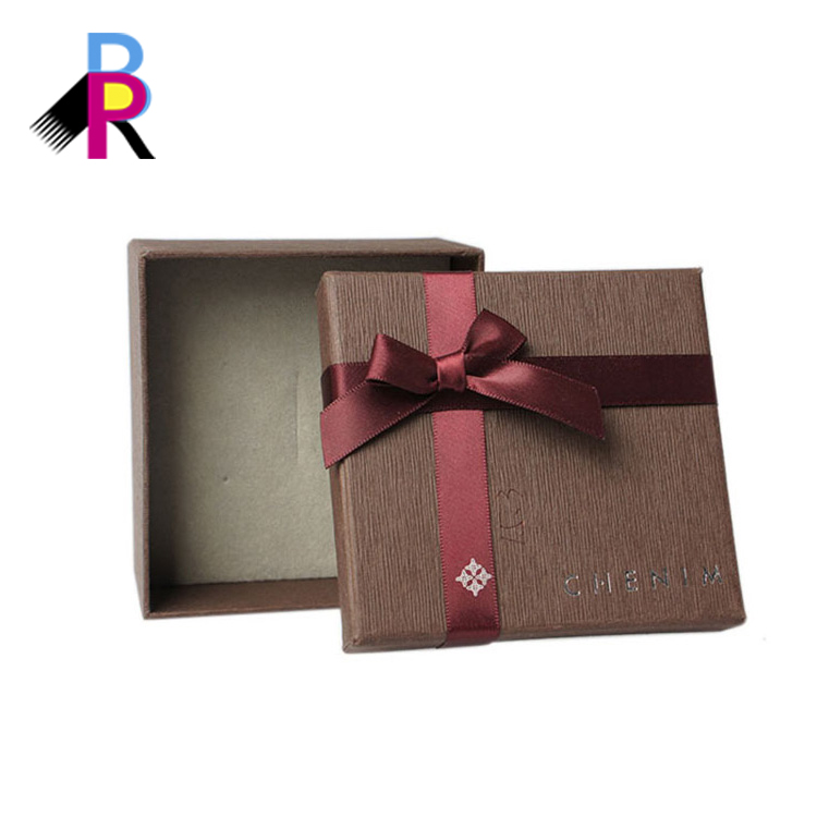 Custom Lid & Bottom Rigid Boxes Best Gift Box with ribbon