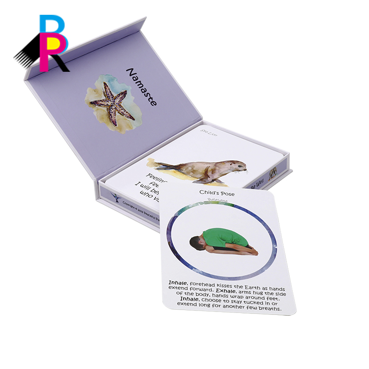 Custom Kids Flash Cards Printing Educational Animal Learning