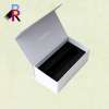 Custom Packaging Glossy Paper Silver Logo Gift Magnetic Box