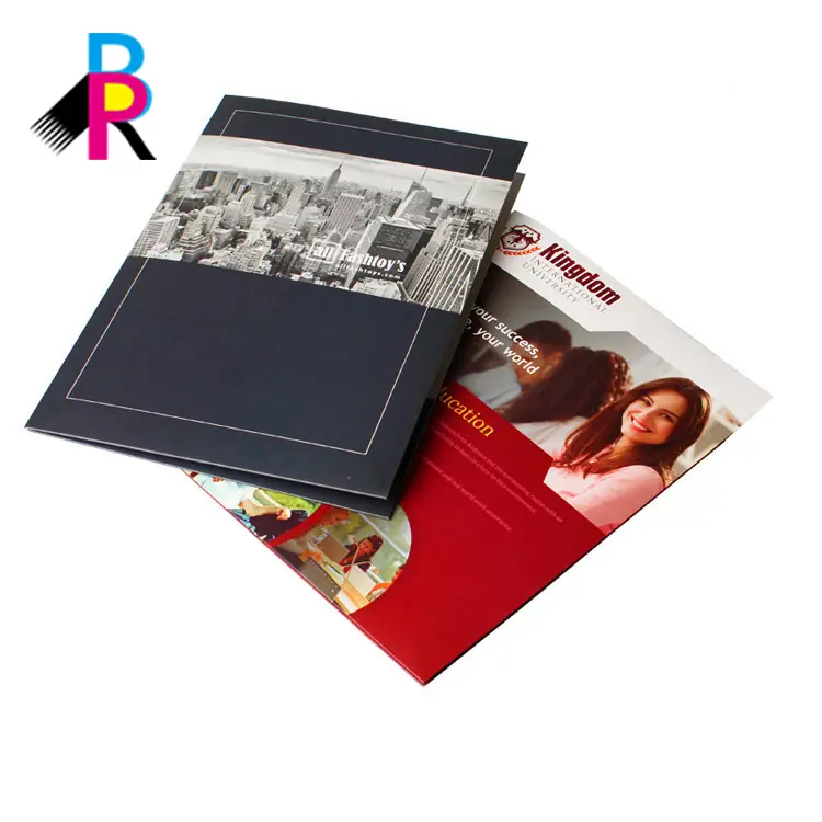 Custom Printed Folder With Card Holder Best Printing Factory