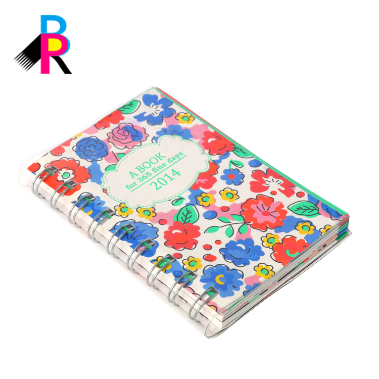 Custom Spiral Bound Journal Transparent Cover Best Printing