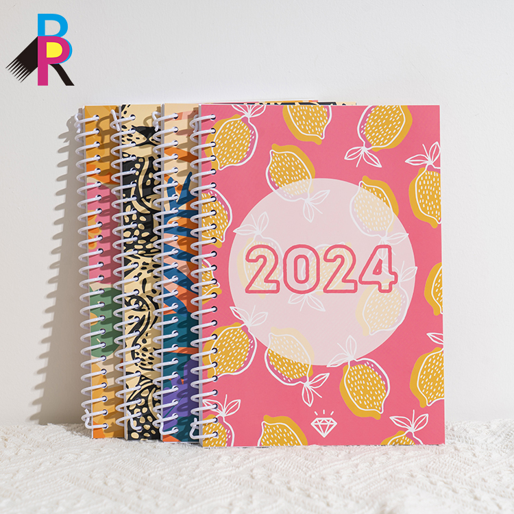 Custom Spiral Bound Journal Transparent Cover Best Printing