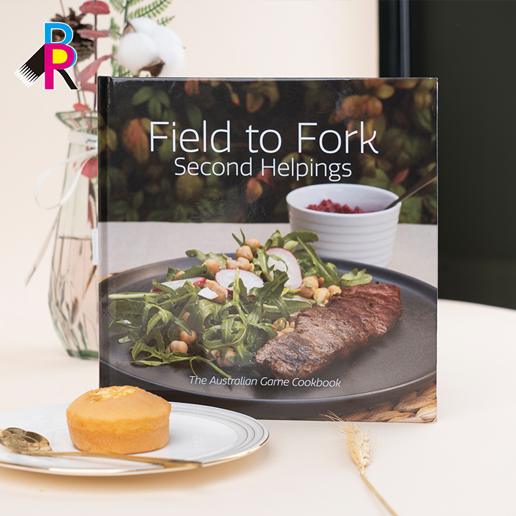 custom cookbook hardcover book menu printing