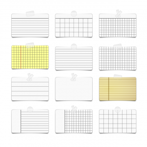 lined, blank, or grid paper.