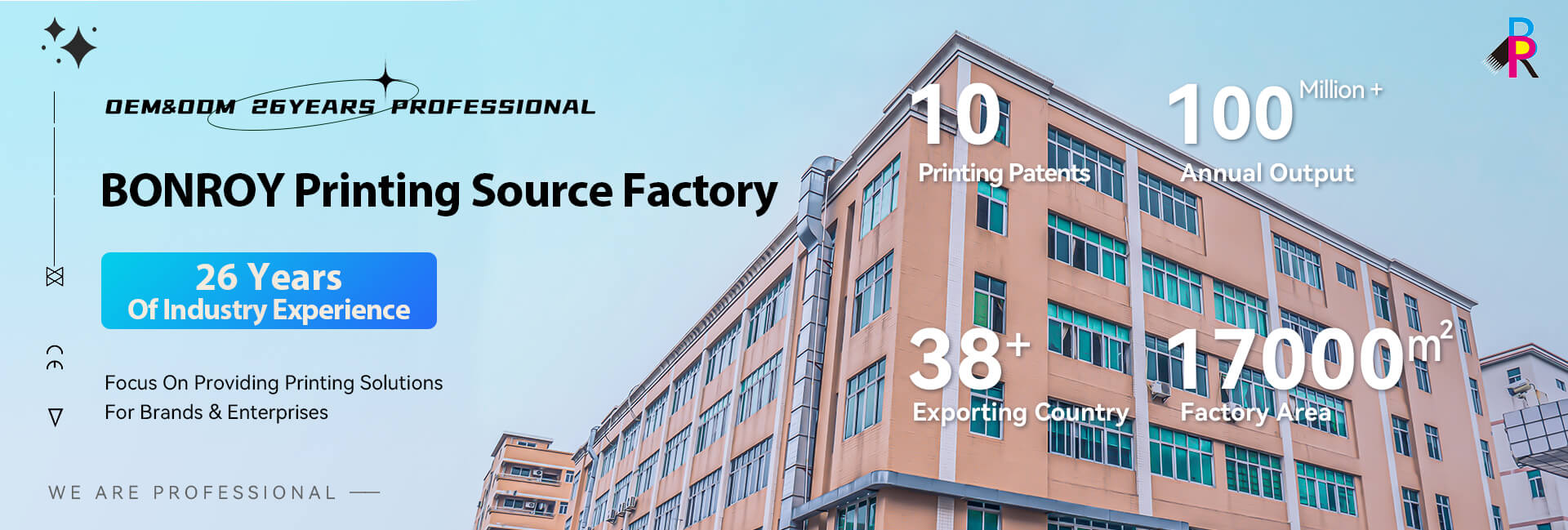 Source factory with 26 years of printing experience