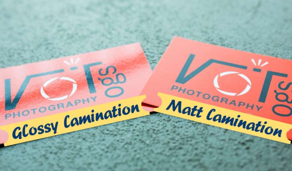 matt&glossy lamination